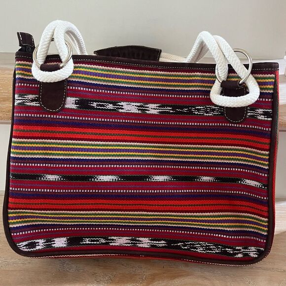 Mansi Authentic Handmade Guatemala Tikal Shoulder Bag NWOB - Picture 4 of 16